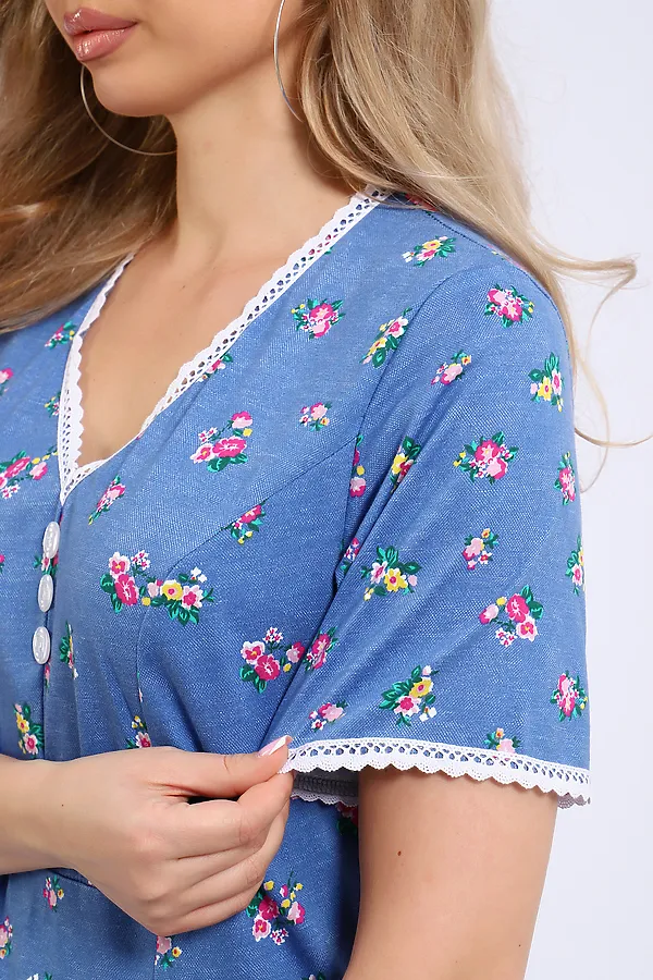 Платье 057 НАТАЛИ, голубой - фото 2