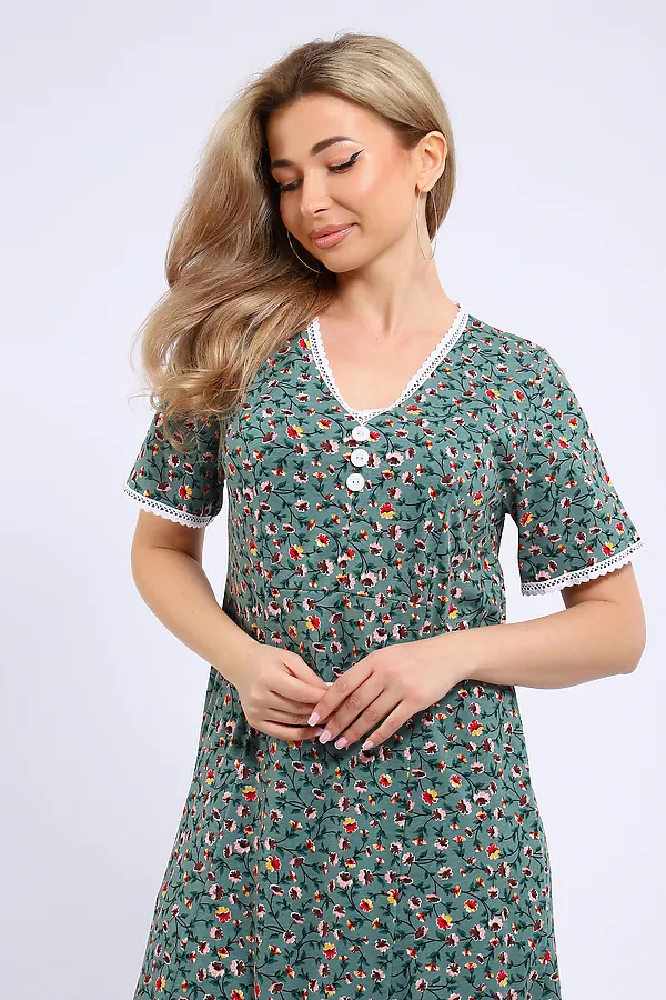 Платье 057 НАТАЛИ, зеленый - фото 2