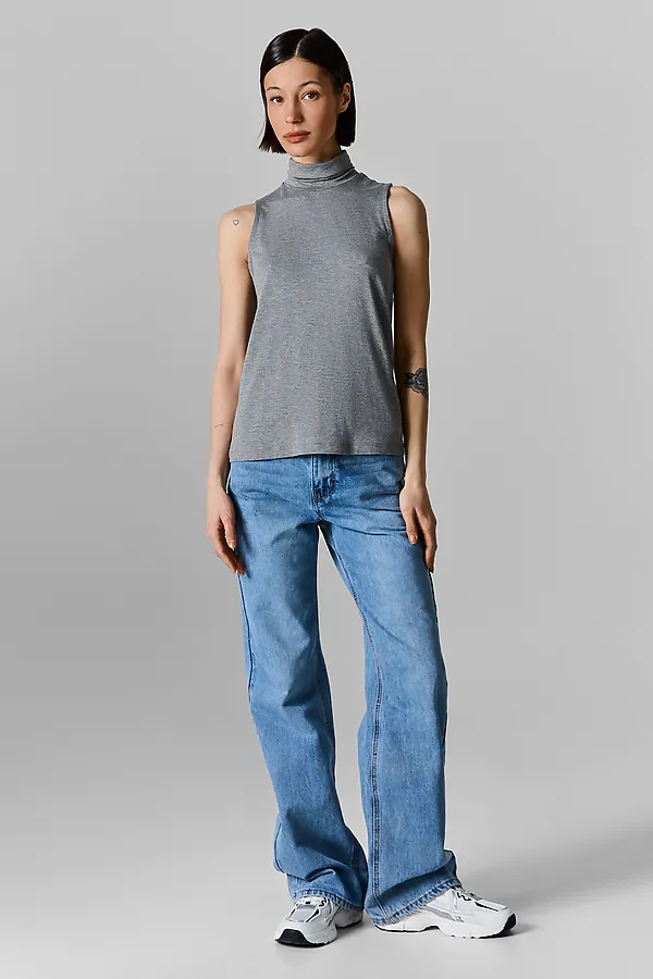 Блуза женская MARK FORMELLE, серый меланж - фото 2