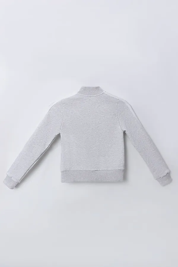 Комплект для девочек (толстовка, брюки) MARK FORMELLE, серый меланж 4306-а - фото 2