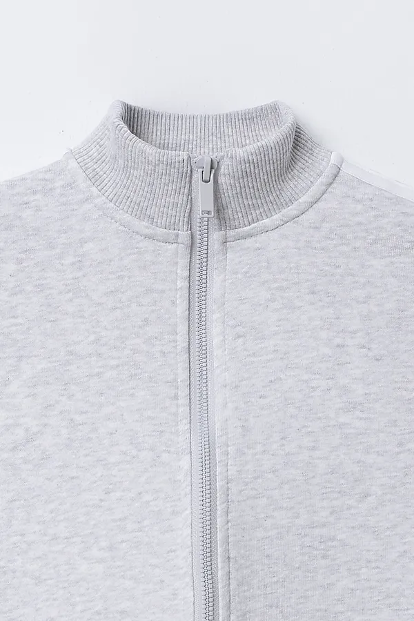 Комплект для девочек (толстовка, брюки) MARK FORMELLE, серый меланж 4306-а - фото 2