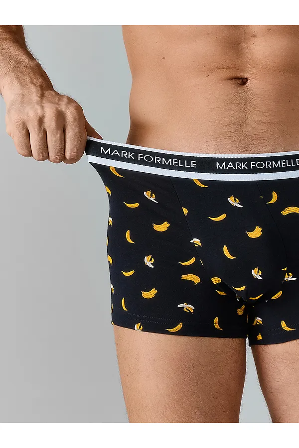 Трусы мужские MARK FORMELLE, бананы на черном 1 - фото 2