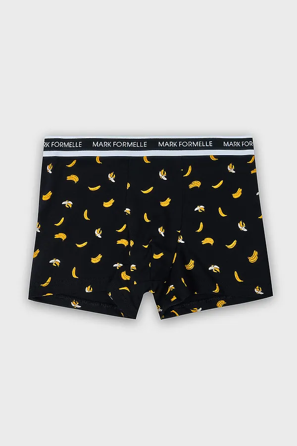 Трусы мужские MARK FORMELLE, бананы на черном 1 - фото 2