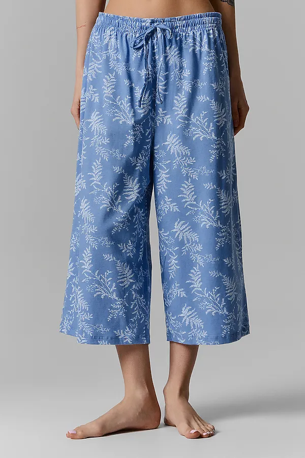 Бриджи женские MARK FORMELLE, веточки на св.синем - фото 2