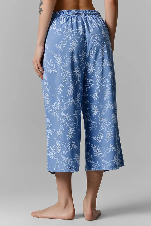 Бриджи женские MARK FORMELLE, веточки на св.синем - фото 2