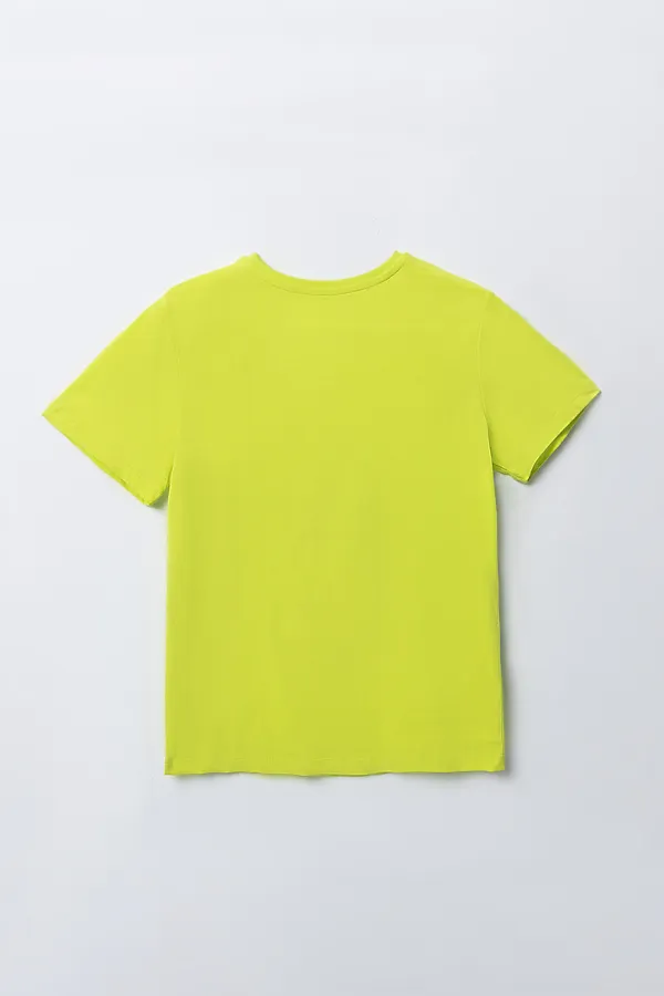 Комплект для мальчиков (футболка, шорты) MARK FORMELLE, дикий лайм +пляжные мышата на молоке - фото 2