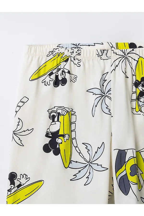 Комплект для мальчиков (футболка, шорты) MARK FORMELLE, дикий лайм +пляжные мышата на молоке - фото 2