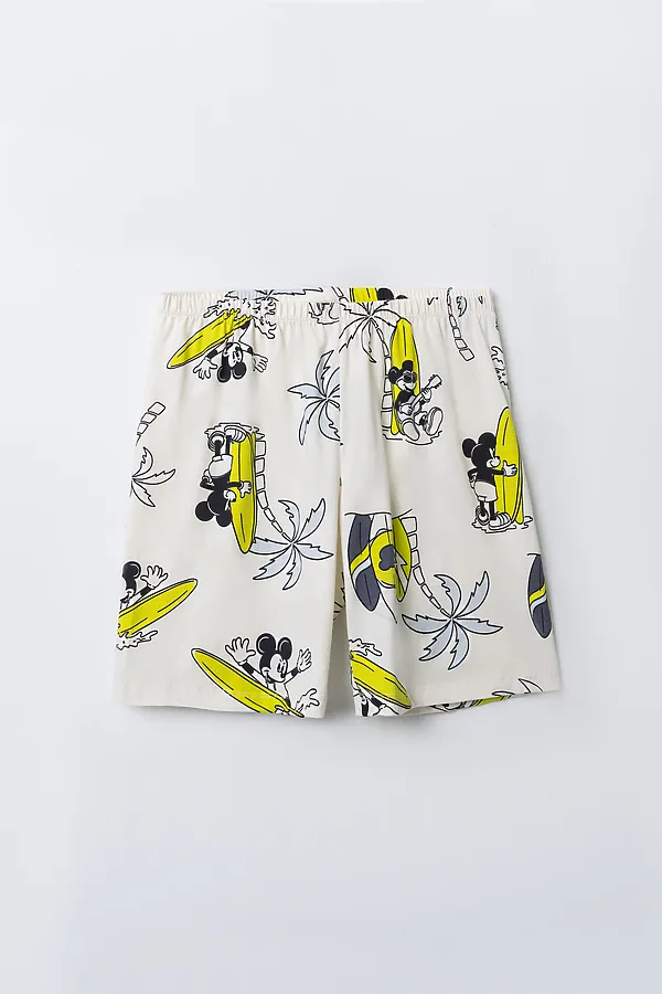 Комплект для мальчиков (футболка, шорты) MARK FORMELLE, дикий лайм +пляжные мышата на молоке - фото 2