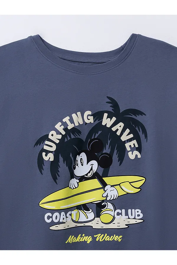 Комплект для мальчиков (джемпер, шорты) MARK FORMELLE, темное небо +печать - фото 2