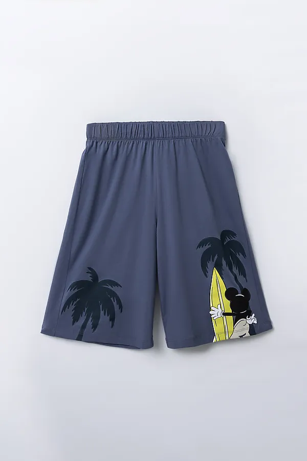 Комплект для мальчиков (джемпер, шорты) MARK FORMELLE, темное небо +печать - фото 2