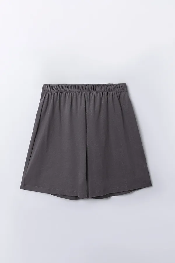 Комплект женский (джемпер, шорты) MARK FORMELLE, потертость на сером +печать - фото 2