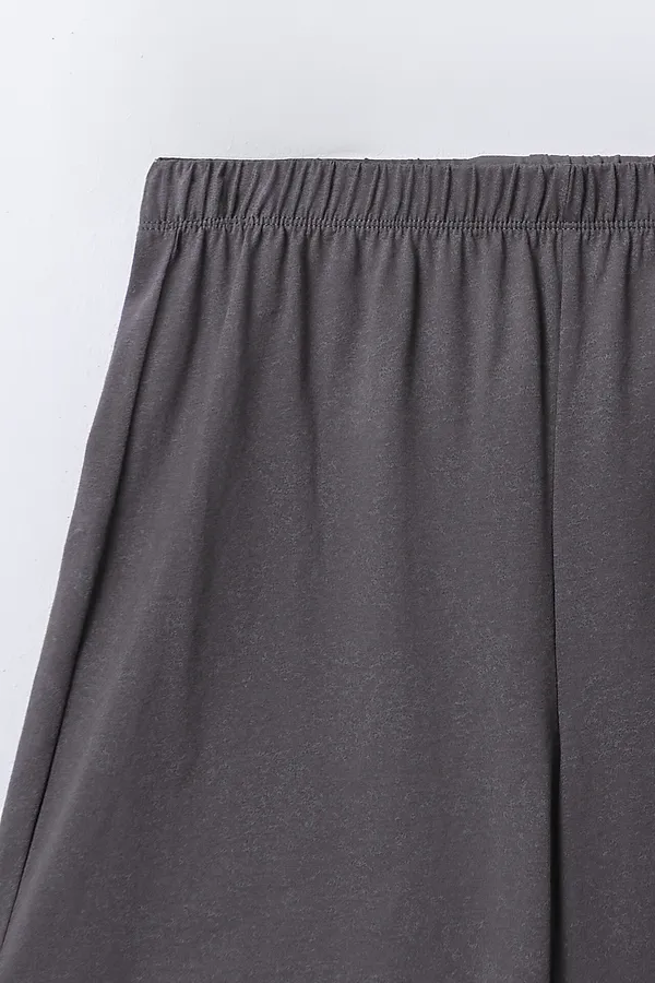 Комплект женский (джемпер, шорты) MARK FORMELLE, потертость на сером +печать - фото 2