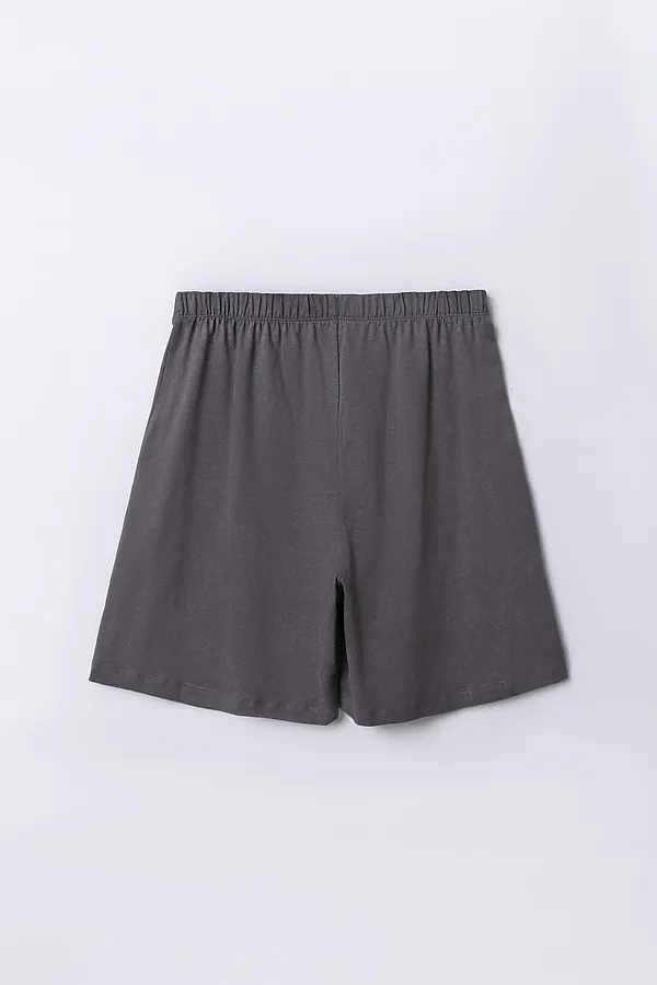 Комплект женский (джемпер, шорты) MARK FORMELLE, потертость на сером +печать - фото 2