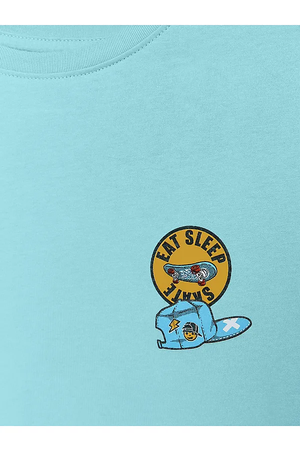 Комплект для мальчиков (футболка, брюки) MARK FORMELLE, морские блики +хамелеоны на морских бликах - фото 2