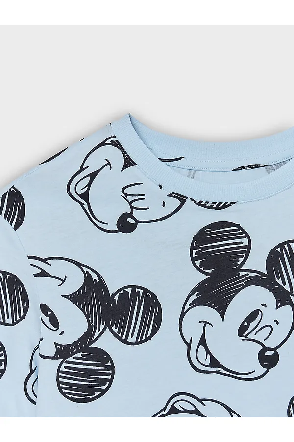 Комплект для мальчиков (джемпер, шорты) MARK FORMELLE, мышата на голубом небе - фото 2