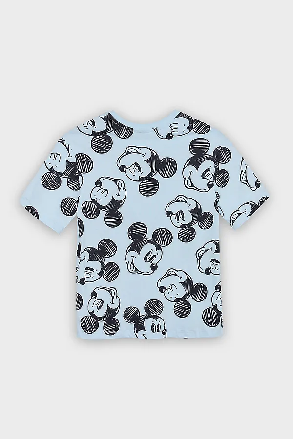 Комплект для мальчиков (джемпер, шорты) MARK FORMELLE, мышата на голубом небе - фото 2