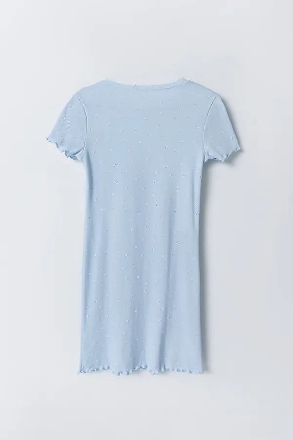 Сорочка ночная женская MARK FORMELLE, ромашки на голубом - фото 2