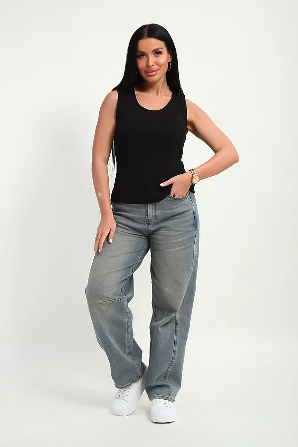 Майка 19137 НАТАЛИ, черный - фото 2