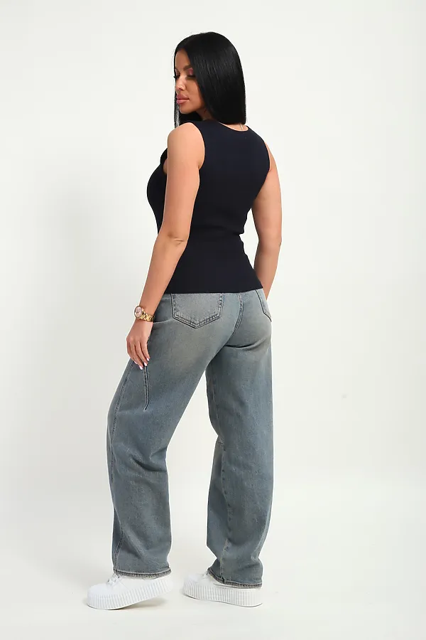 Майка 19137 НАТАЛИ, черный - фото 2