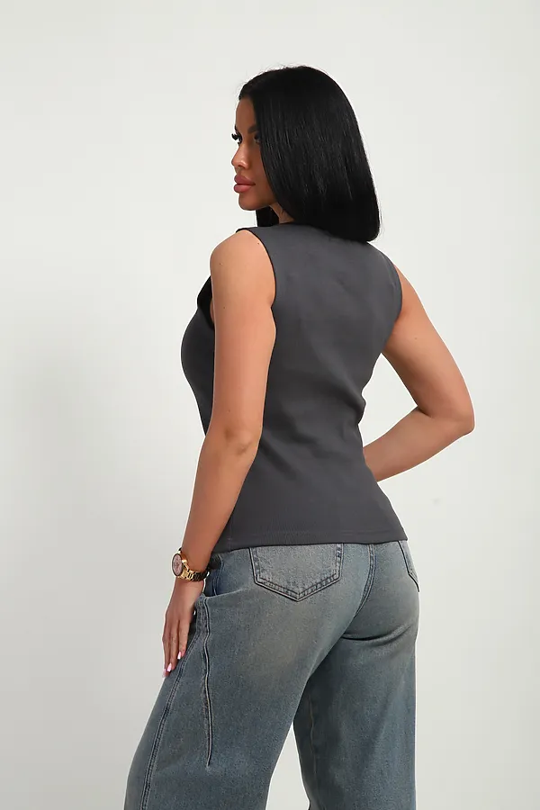 Майка 19137 НАТАЛИ, серый - фото 2