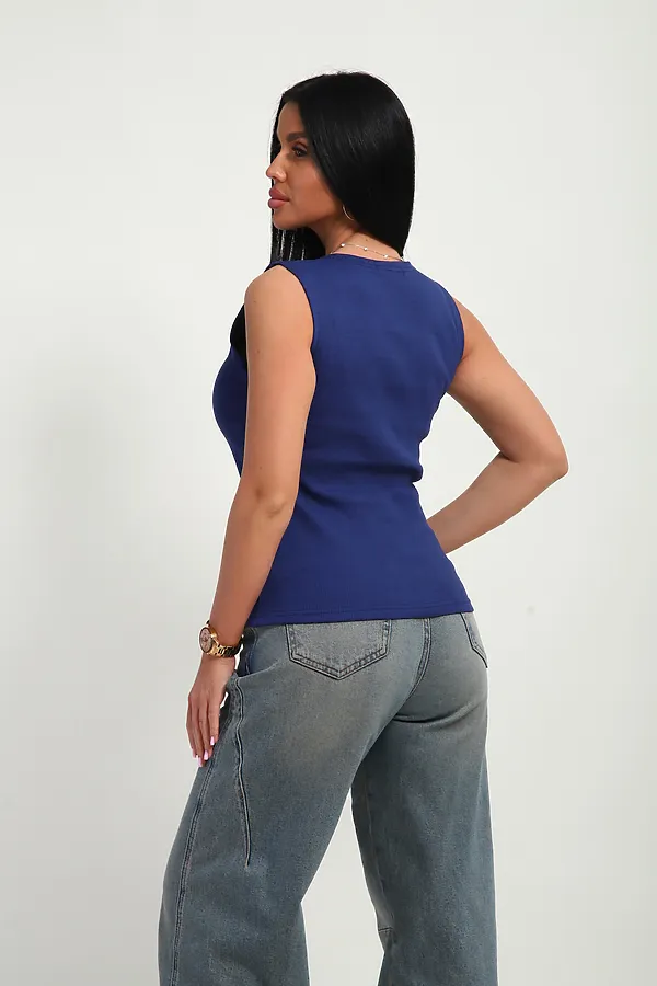 Майка 19137 НАТАЛИ, темно-синий - фото 2