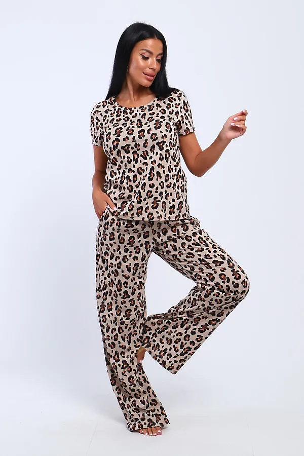 Костюм с брюками 74727 НАТАЛИ, леопардовый - фото 2