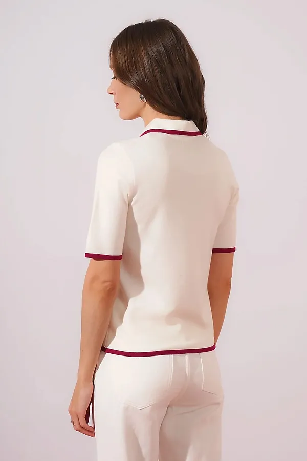 Вязанный джемпер CLEVER, молочный - фото 2