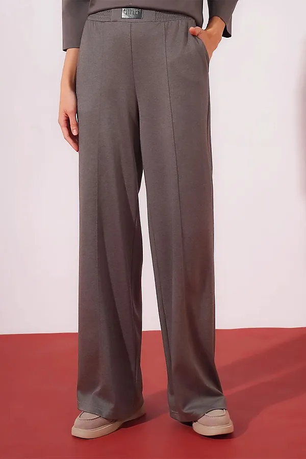 Брюки CLEVER, кофейный/т.серый - фото 2