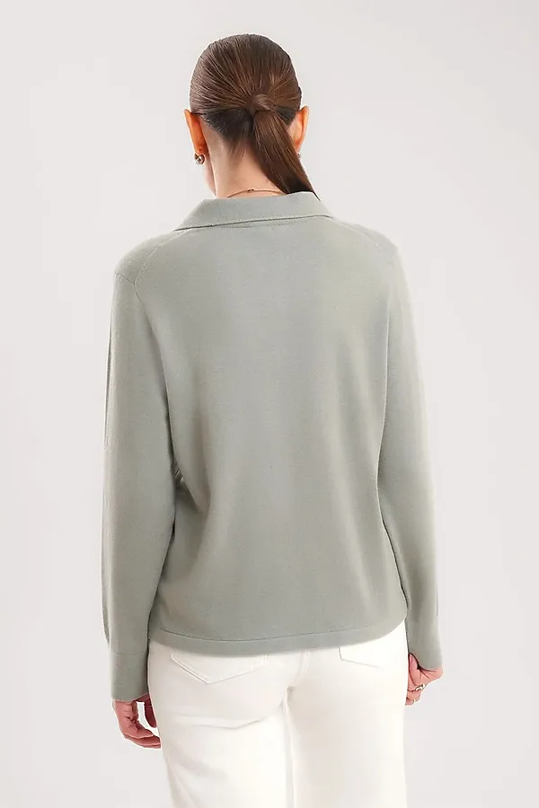 Джемпер CLEVER, св.хаки - фото 2