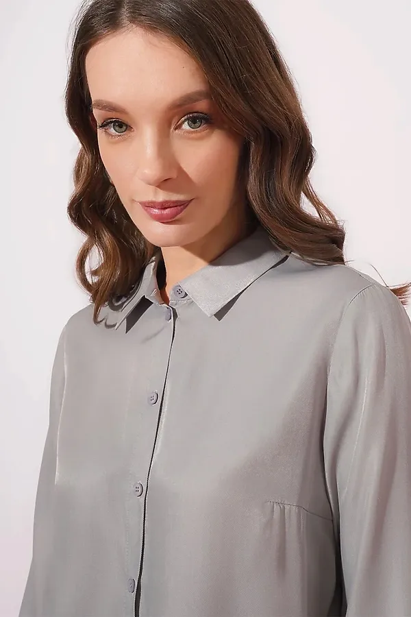 Блузка CLEVER, серый - фото 2