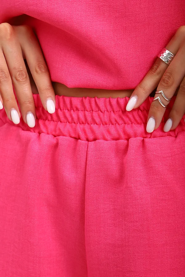 Костюм с шортами КЖ-001 НАТАЛИ, малиновый - фото 2