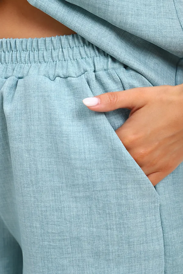 Костюм с шортами КЖ-001 НАТАЛИ, ментоловый - фото 2