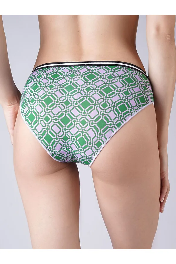 Трусы INDEFINI, зеленый - фото 2