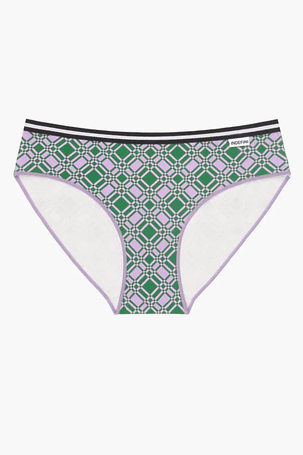 Трусы INDEFINI, зеленый - фото 2