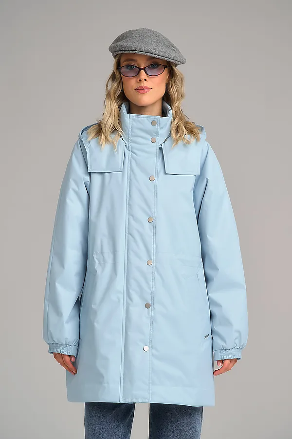 Плащ женский HOOPS, голубой - фото 2