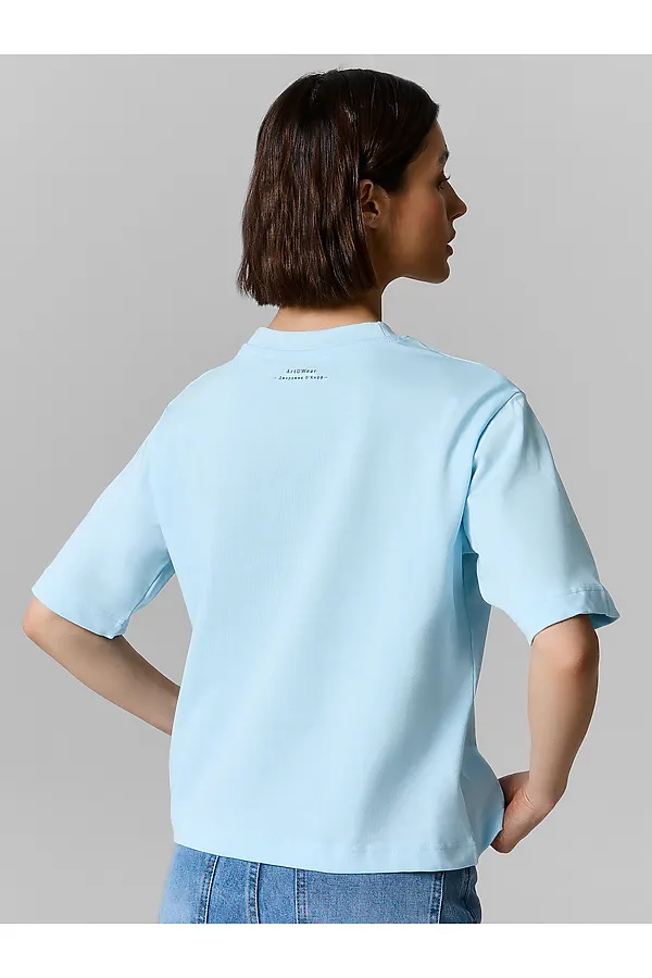 Футболка женская MARK FORMELLE, кристалл +печать - фото 2