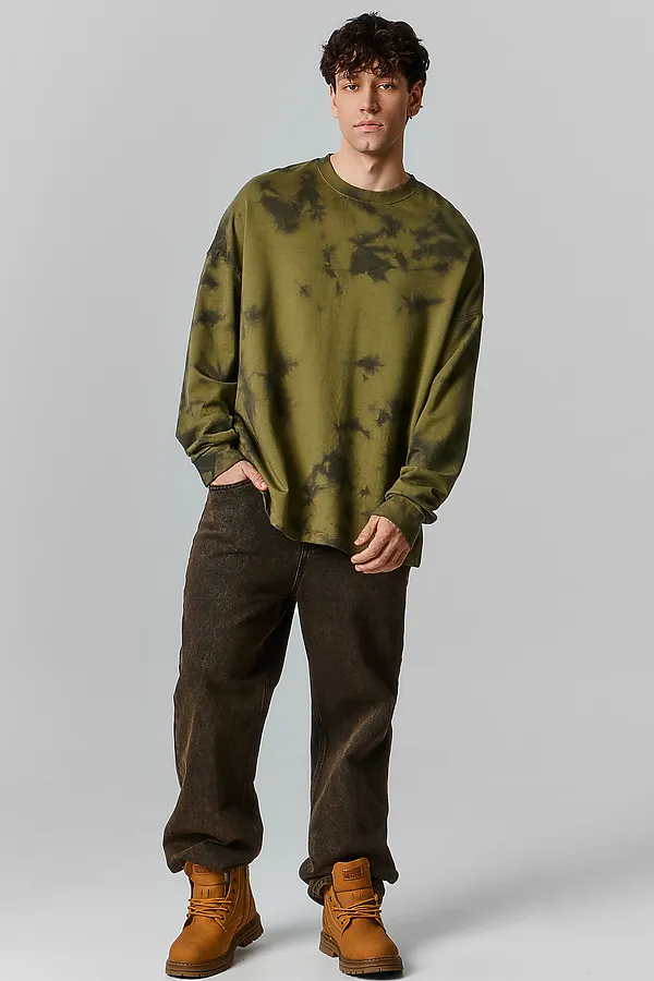 Свитшот мужской MARK FORMELLE, зеленая варка - фото 2