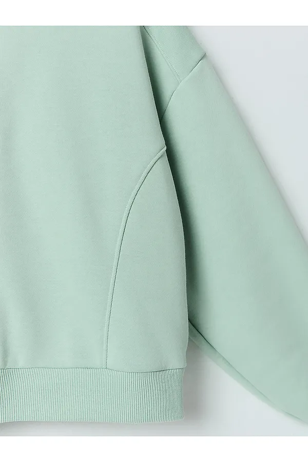 Толстовка женская MARK FORMELLE, н.зеленый +печать - фото 2