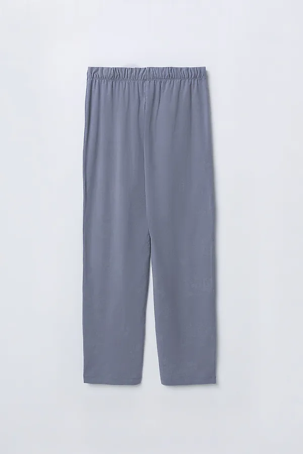 Брюки MARK FORMELLE, цветы на сизом - фото 2