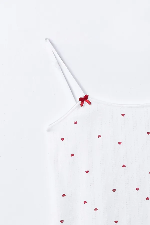 Сорочка ночная женская MARK FORMELLE, красные сердечки1 - фото 2