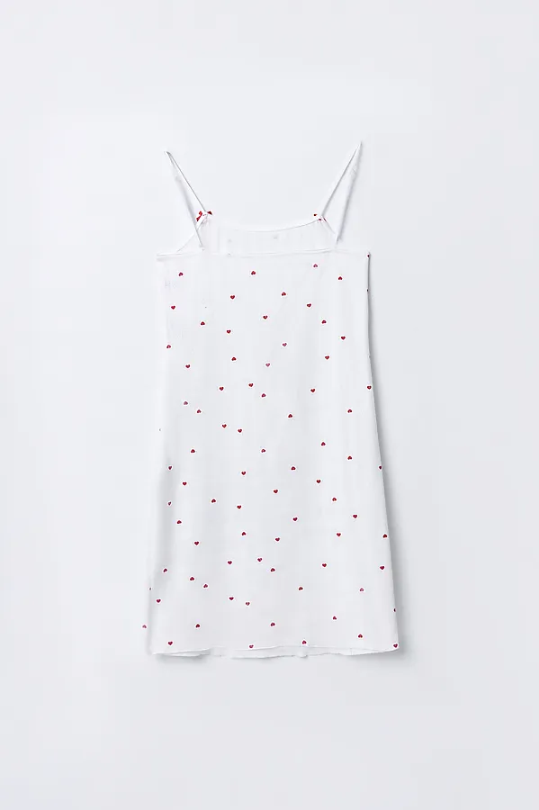 Сорочка ночная женская MARK FORMELLE, красные сердечки1 - фото 2