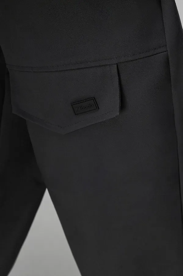 Костюм из ткани саржевого переплетения BODO, серый - фото 2