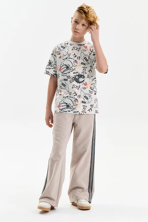 Брюки для мальчиков PELICAN, светло-серый - фото 2