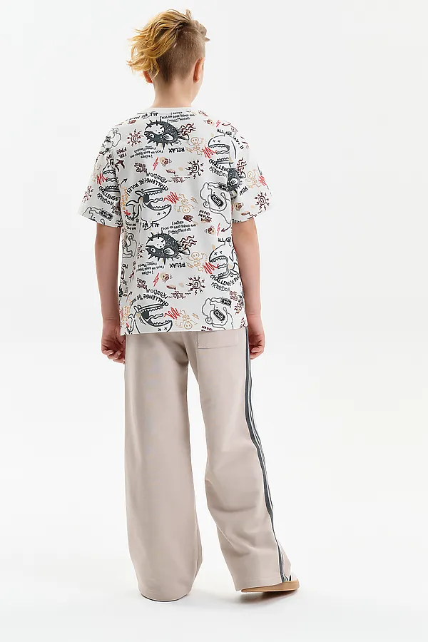 Брюки для мальчиков PELICAN, светло-серый - фото 2