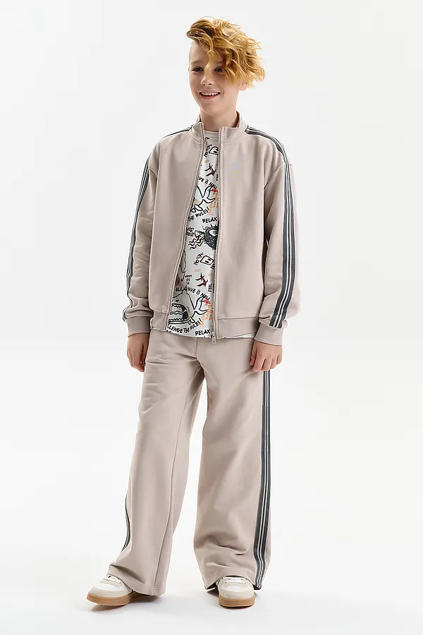 Брюки для мальчиков PELICAN, светло-серый - фото 2