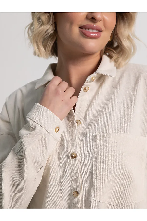 Рубашка Доротея LADY TAIGA, молочная - фото 2