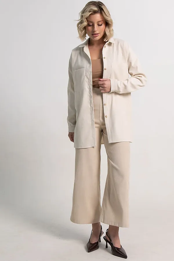 Рубашка Доротея LADY TAIGA, молочная - фото 2