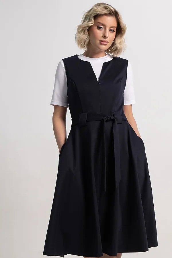 Платье Эрика LADY TAIGA, темно-синее - фото 2