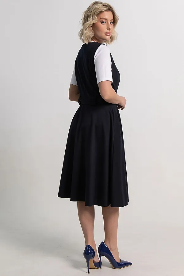 Платье Эрика LADY TAIGA, темно-синее - фото 2