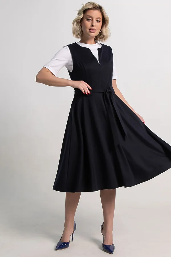 Платье Эрика LADY TAIGA, темно-синее - фото 2